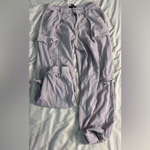 Lavender cargo pants